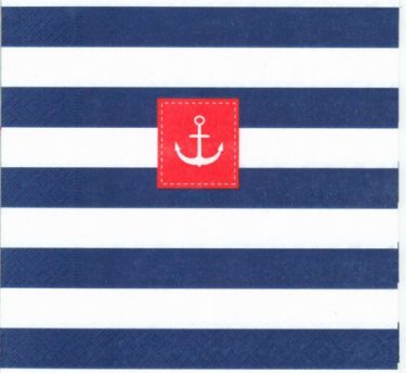 Dekorszalvéta - Sailor Stripes